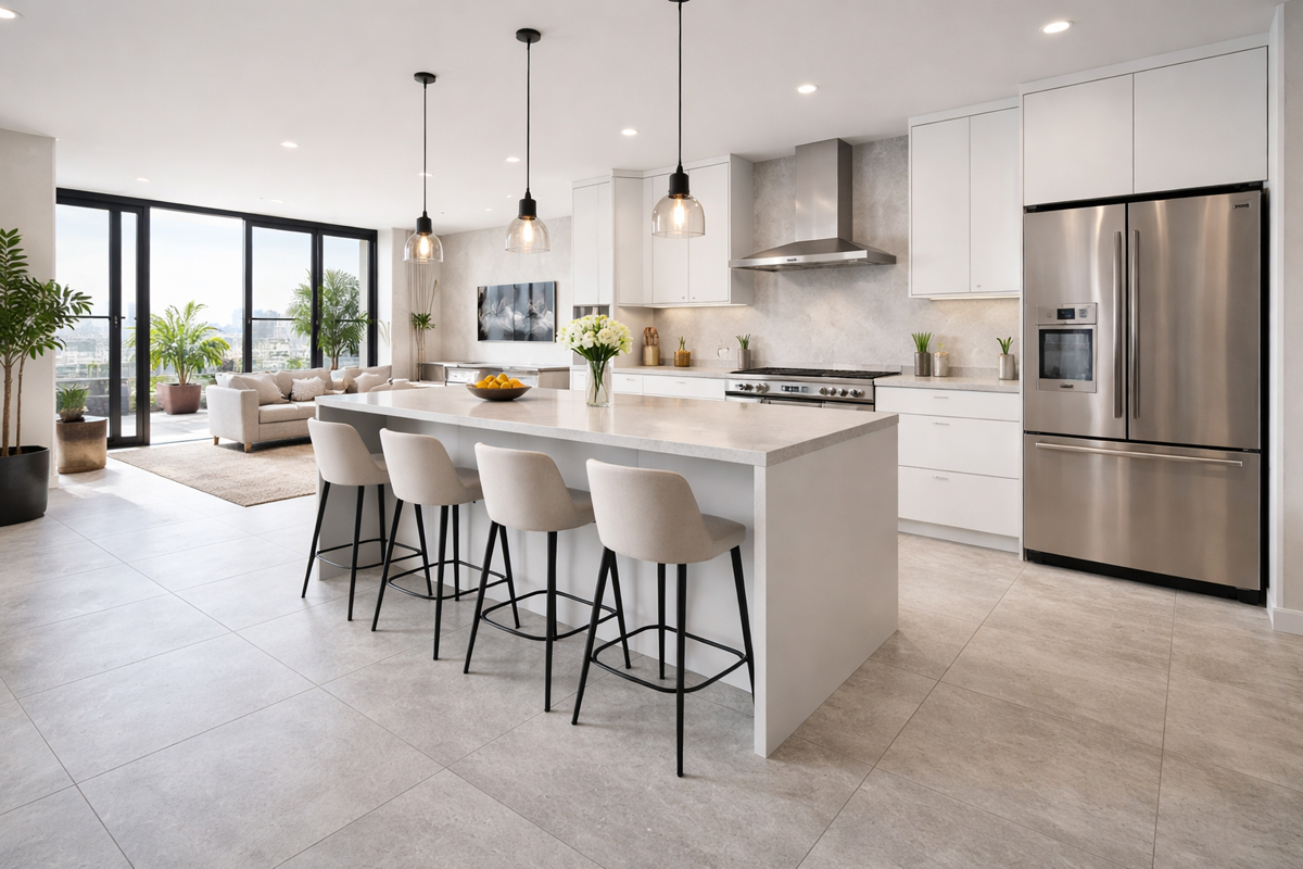 Monza kitchen flooring
